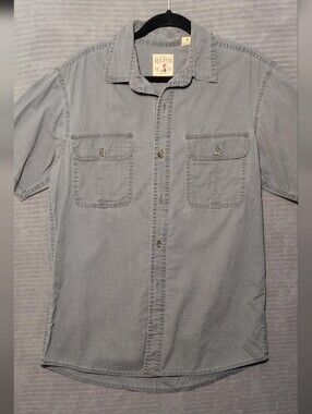 RedHead Grey Short Sleeve Button Down